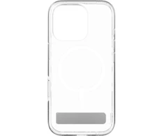 ZAGG Crystal Palace Snap Kickstand MagSafe dėklas su stovu iPhone 16 Pro – skaidrus