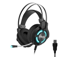 Havit HV-H2212U ausinės su laidu su lankeliu ant galvos Gaming Juodas