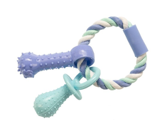Gimborn Gimdog Cotton Dent + Rope Ring W/Tpr 15cm žaislas šuniui