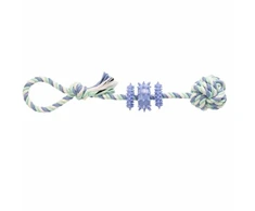 Gimborn Gimdog Cotton Dent Plus Rope W/Tpr 39cm žaislas šuniui