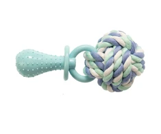 Gimborn Gimdog Cotton Dent + Rope Ball W/Tpr 14cm ø 6,6cm žaislas šuniui