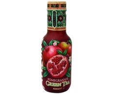 Zaļā ledus tēja ARIZONA ar granātābolu garšu, 0.45l PET