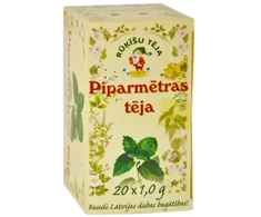 Zāļu tēja RŪĶĪŠU TĒJA, piparmētru, 20 maisiņi paciņā x 1 g