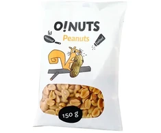 Zemesrieksti O!NUTS grauzdēti un sālīti, 150 g