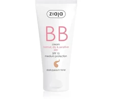 Ziaja BB kremas normaliai, sausai ir jautriai odai SPF 15 tamsus/persikų tonas (BB Kreminis) 50 ml