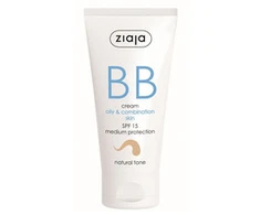 Ziaja BB cream for oily, combination skin tone natural SPF15 50 ml