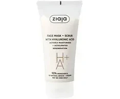Ziaja šveičiamoji kaukė su hialurono rūgštimi (veido kaukė + šveitiklis) 55 ml