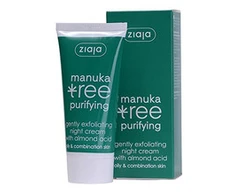 Ziaja Night Kreminis švelniai šveičiamasis Manuka Tree Purifying 50 ml