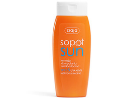 Ziaja Sopot Sun SPF 15 Vandeniui atsparus veido ir kūno losjonas, 150 ml