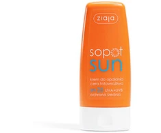 Ziaja Sopot Sun SPF 25 Apsauginis kremas nuo saulės šviesiai jautriai veido ir kūno odai, 60 ml
