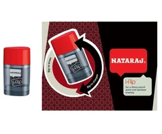 Zīmuļu asināmais un dzēšgumija vienā NATARAJ I-FLIP