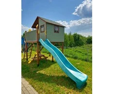 4IQ Vaikiška čiuožykla 290 cm, turkio spalvos