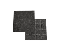 4IQ Guminė grindų danga, 50x50x4cm, juoda