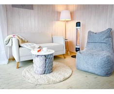 4IQ Infraraudonųjų spindulių šildytuvas “Mila” 2500W, juodas
