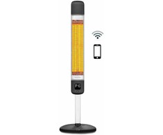 4IQ Infraraudonųjų spindulių šildytuvas “Mila-WiFi” 2500W, juodas