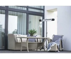 4IQ Infraraudonųjų spindulių šildytuvas “Tora” 2500W, juodas