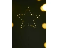 4IQ LED dekoracija "Žvaigždė", šilta balta