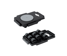 4IQ Platforma su ratukais, 14x10.5x2.5 cm, 150 kg