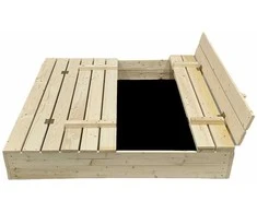 4IQ Smėlio dėžė Bonus Orbis, 120x120cm, su patiesalu