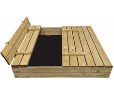 4IQ Smėlio dėžė Bonus Orbis, 160x160cm, su patiesalu, ruda