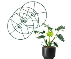 Augalų atramų rinkinys "Žiedai", 39 cm, 3 vnt