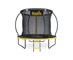 Batutas HATIS 2,44 m. su vidiniu apsauginiu tinklu ir laipteliais