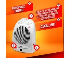 Elektrinis šildytuvas Warm Tech, 2000 W