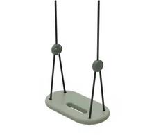 Ergonominės pakabinamos sūpynės, pastelinė žalia