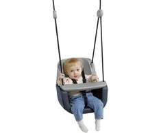 Ergonominės vaikiškos sūpynės 3in1, antracito