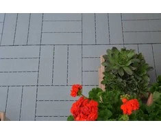 Lauko grindų danga, 56.3 x 56.3 x 1.3 cm, antracito