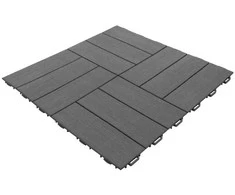 Lauko grindų danga, 56.3 x 56.3 x 1.3 cm, antracito