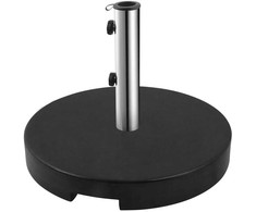 Lauko skėčio pagrindas, ⌀ 50 cm, 40 kg, juodas