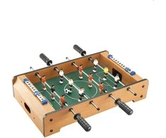 Medinis žaidimų stalas „Stalo futbolas“, 50 x 30.5 x 10 cm