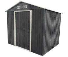 Metalinis sandėliukas 4,6 m², antracito, 237 × 195 × 208/172 cm