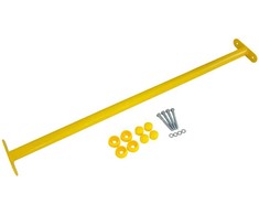 Metalinis skersinis 125 cm, geltonas