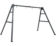 Metalinis sūpynių rėmas HATIS „Double Swing“, antracito
