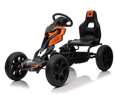 Minamas vaikiškas kartingas HATIS, oranžinis/juodas