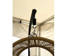 Pakabinamas supamasis krėslas HATIS „Heidė”, kreminis