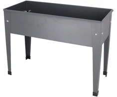 Pakelta metalinė lysvė S, 62 x 29 x 45 cm, antracito