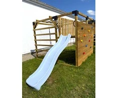 Pastelinė mėlyna čiuožykla 220 cm
