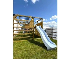 Pastelinė mėlyna čiuožykla 300 cm