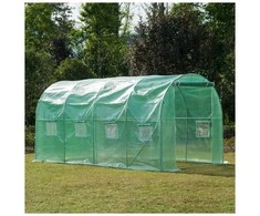 Šiltnamis su armuota plėvele, 10 m2, 2,5x4 m, žalias