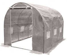 Šiltnamis su armuota plėvele, 6 m2, 2x3 m, pilkas