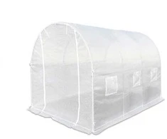 Šiltnamis su armuota plėvele, 6 m2, 3x2 m, baltas