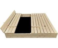 4Iq Group Smėlio dėžė Bonus Orbis, 160x160cm, su patiesalu