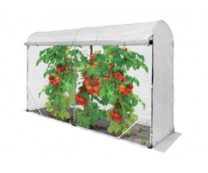 Šoninis šiltnamis, PE, 3 m2, 3x1 m, baltas