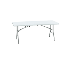 Sulankstomas lauko stalas HATIS, 152 x 70 x 74 cm, baltas