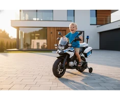 Vaikiškas elektrinis policijos motociklas HATIS "BMW F850 GS"