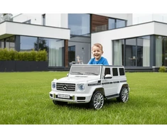Vaikiškas elektromobilis HATIS "Mercedes G500", baltas