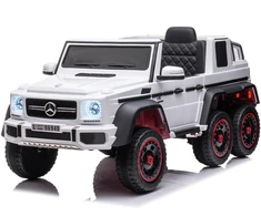 Vaikiškas elektromobilis HATIS “Mercedes-Benz G 63 AMG 6X6“, baltas